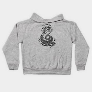 Muay Thai Tattoo Snake Kids Hoodie